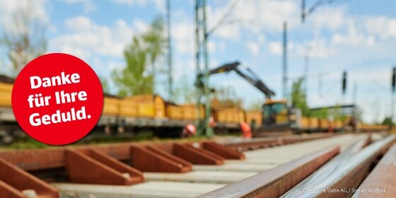 Bauarbeiten Riedbahn