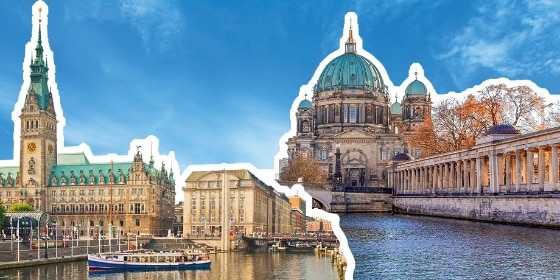 Collage Berlin - Hamburg