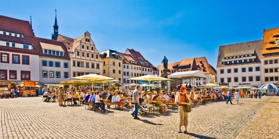 Historischer Obermarkt Freiberg