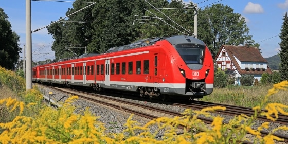 Zug der S-Bahn Nürnberg als S1 von Forchheim nach Hersbruck