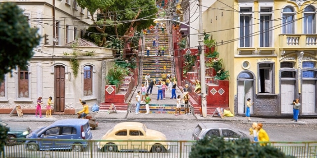 Treppe Rio San Teresa Selaron im Miniatur Wunderland Hamburg