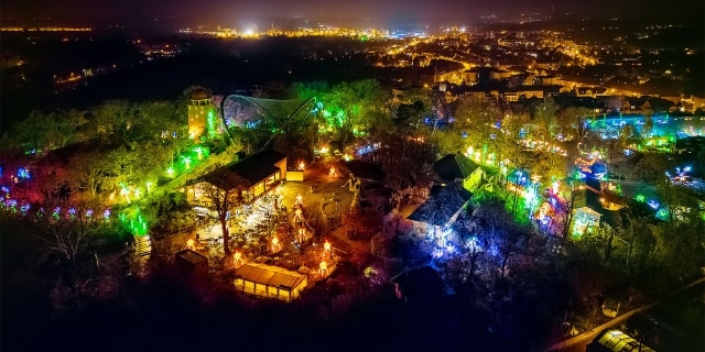 Lichterwelten im Bergzoo Halle