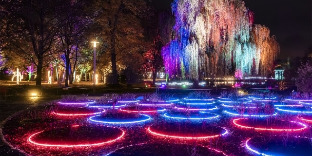 Christmas Garden in Leipzig