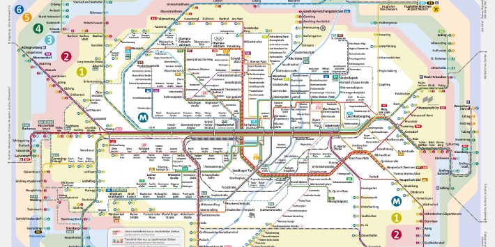 MVV-Fahrplan für Ihre Fahrt mit der S-Bahn München