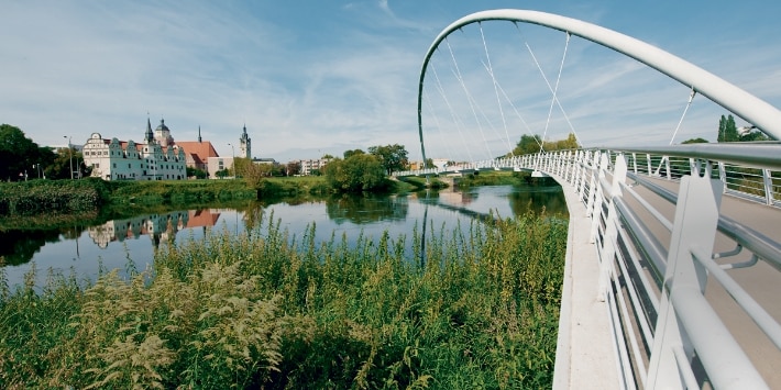 Tiergartenbrücke bei Dessau-Roßlau