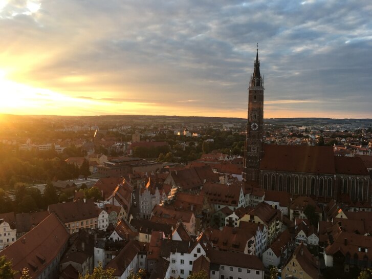 Landshut Sonnenuntergang