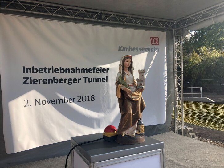 Inbetriebnahmefeier Zierenberger Tunnel