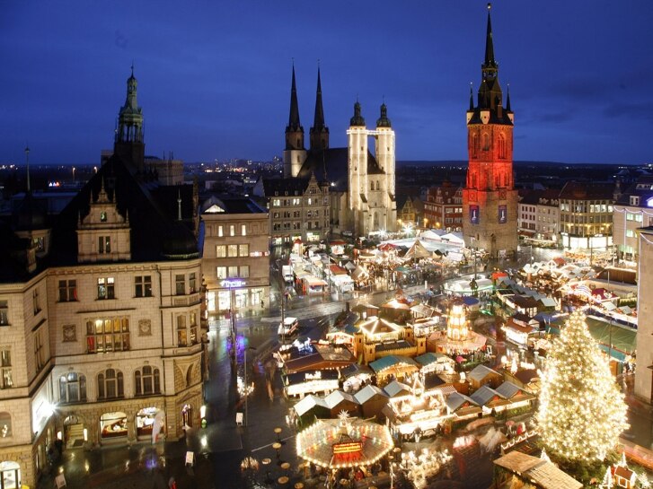 Weihnachtsmarkt Halle Günstig anreisen mit der Deutschen Bahn