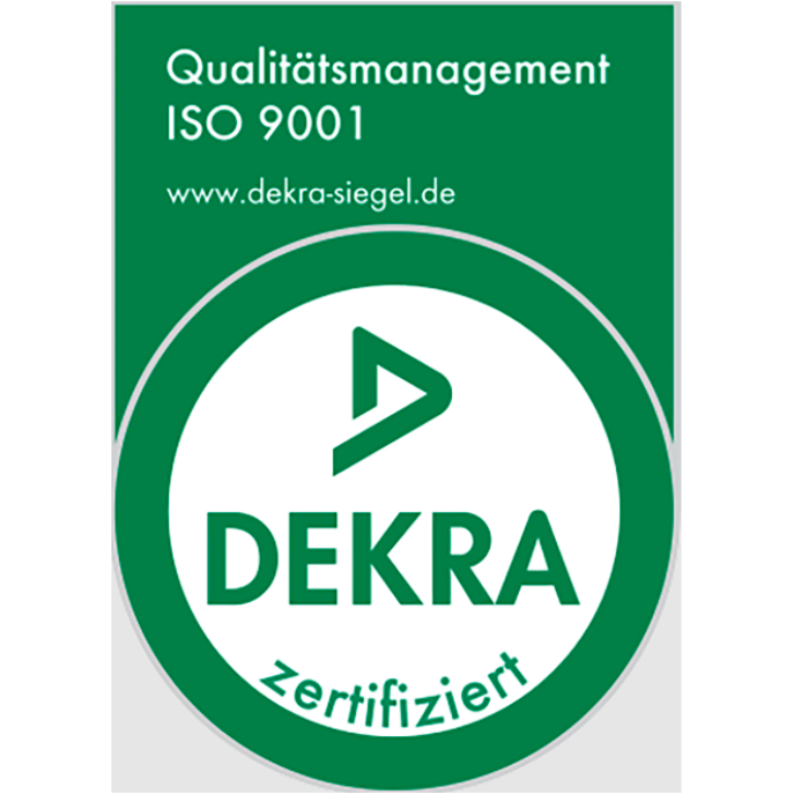 DEKRA-Siegel, DEKRA zertifiziert, Qualitätsmanagement ISO 9001, www.dekra-siegel.de