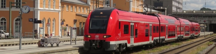 Regionalzug (Doppestock) in Passau Hbf