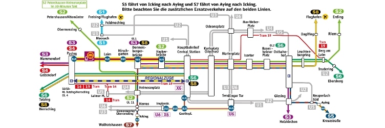 Linienplan TSP Laim