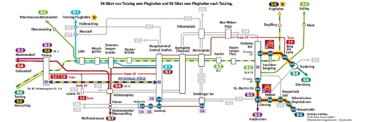 Linienplan 29./30. Juni