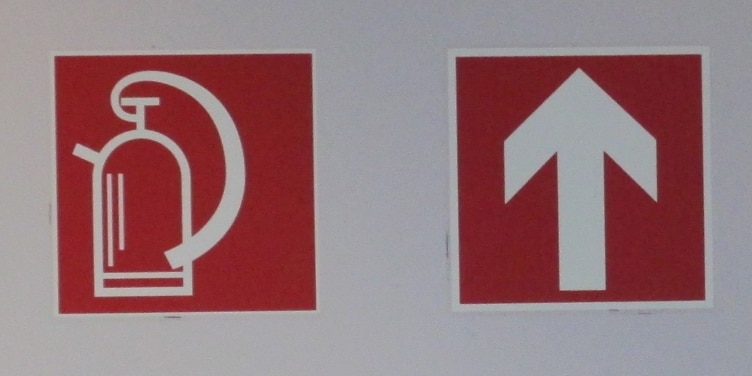 Hinweisschild Feuerlöscher