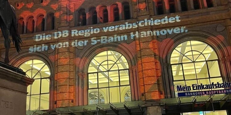 Hannover Hbf illuminiert