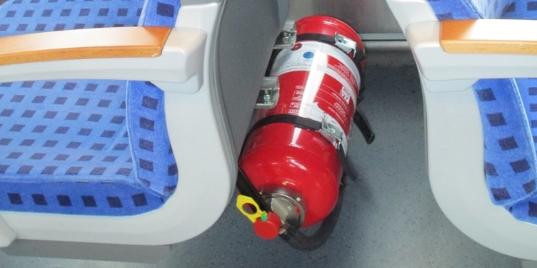 Feuerlöscher Endwagen