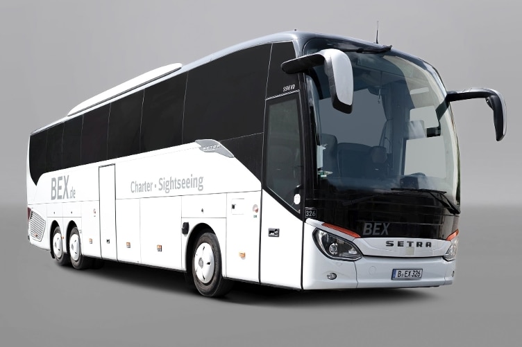 Komfortbus Setra S 516 HD weiß Ansicht von außen