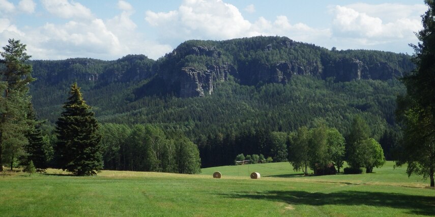 Landschaft im Nationalpark Sächsische Schweiz 