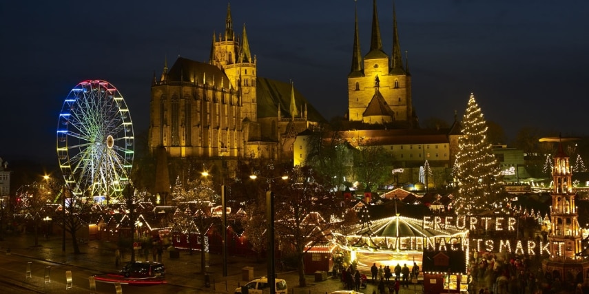 Weihnachtsmarkt Erfurt Entspannt anreisen mit der