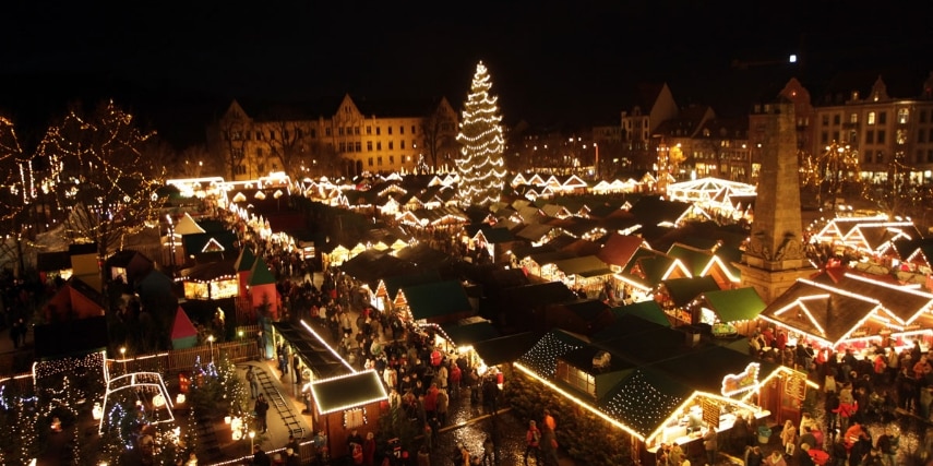 Weihnachtsmarkt Erfurt Entspannt anreisen mit der