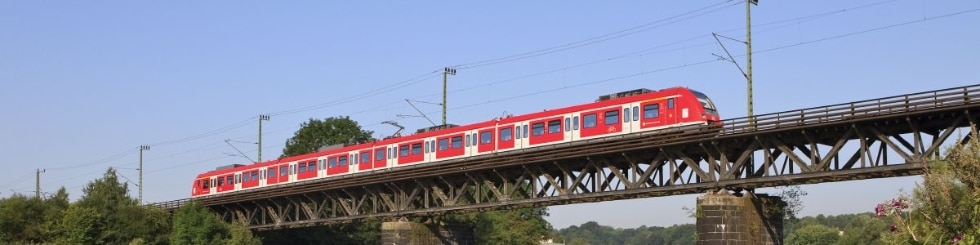 RE, RB sowie SBahnLinien des VRR im Ruhrgebiet