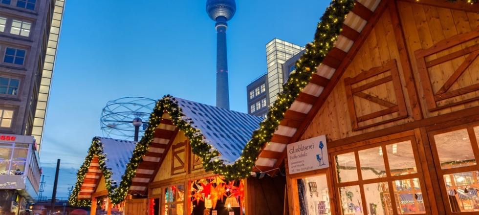 Weihnachtsmarkt auf dem Alexanderplatz, Berlin