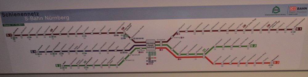 Streckenplan S-Bahn