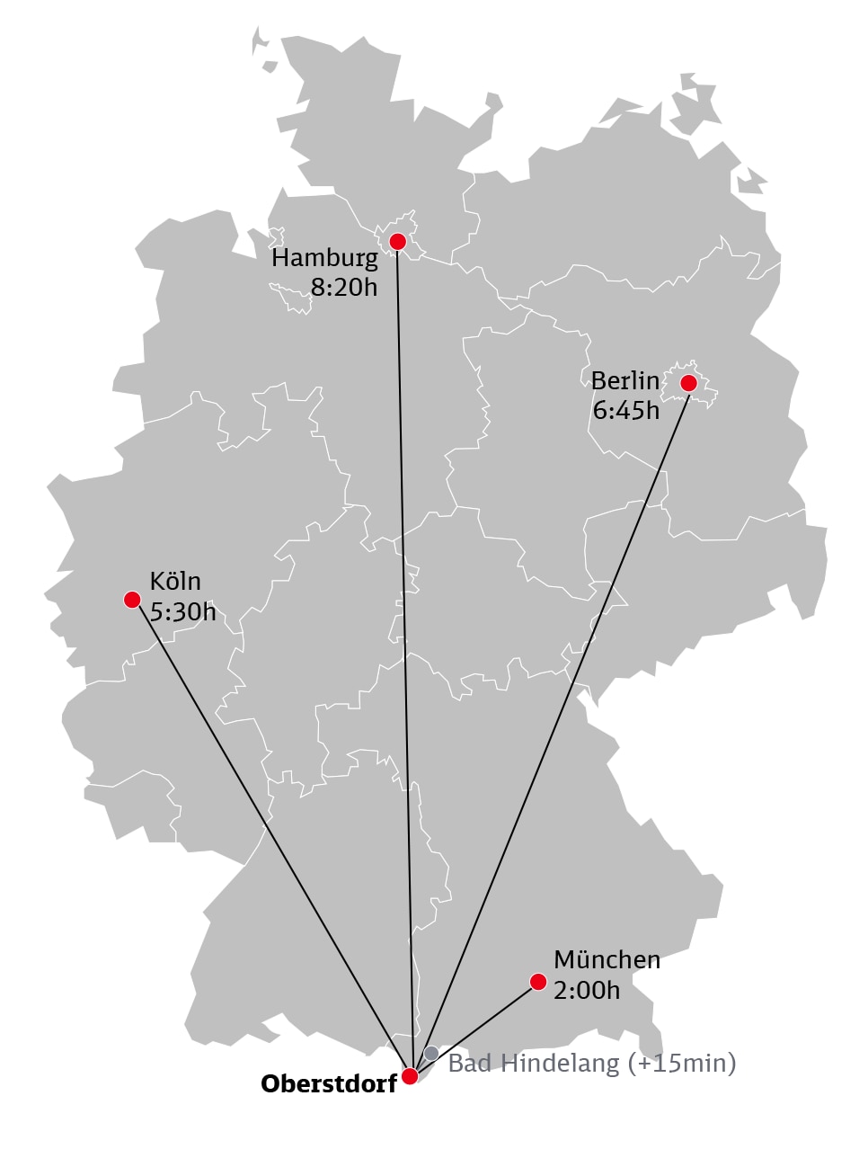 Anreise in die Allgäuer Hochalpen