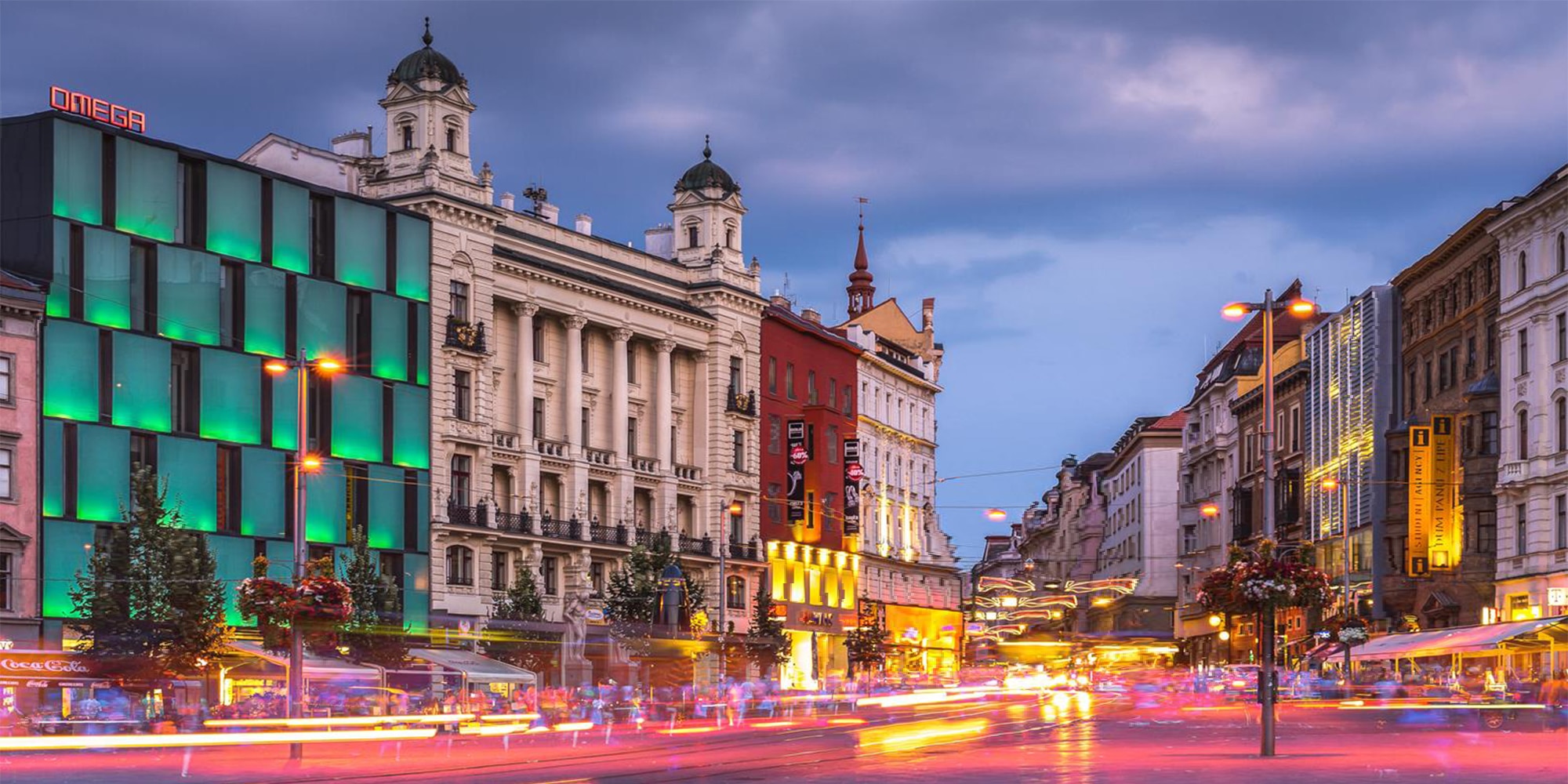 Jakobsplatz in Brno, Tschechien.