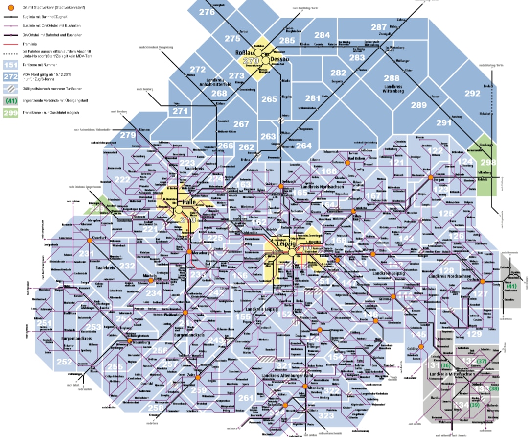 MDV Nord - Der Mitteldeutsche Verkehrsverbund wird größer