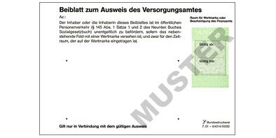 Schwerbehindertenausweis